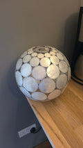 Vintage Capiz shell lampshade