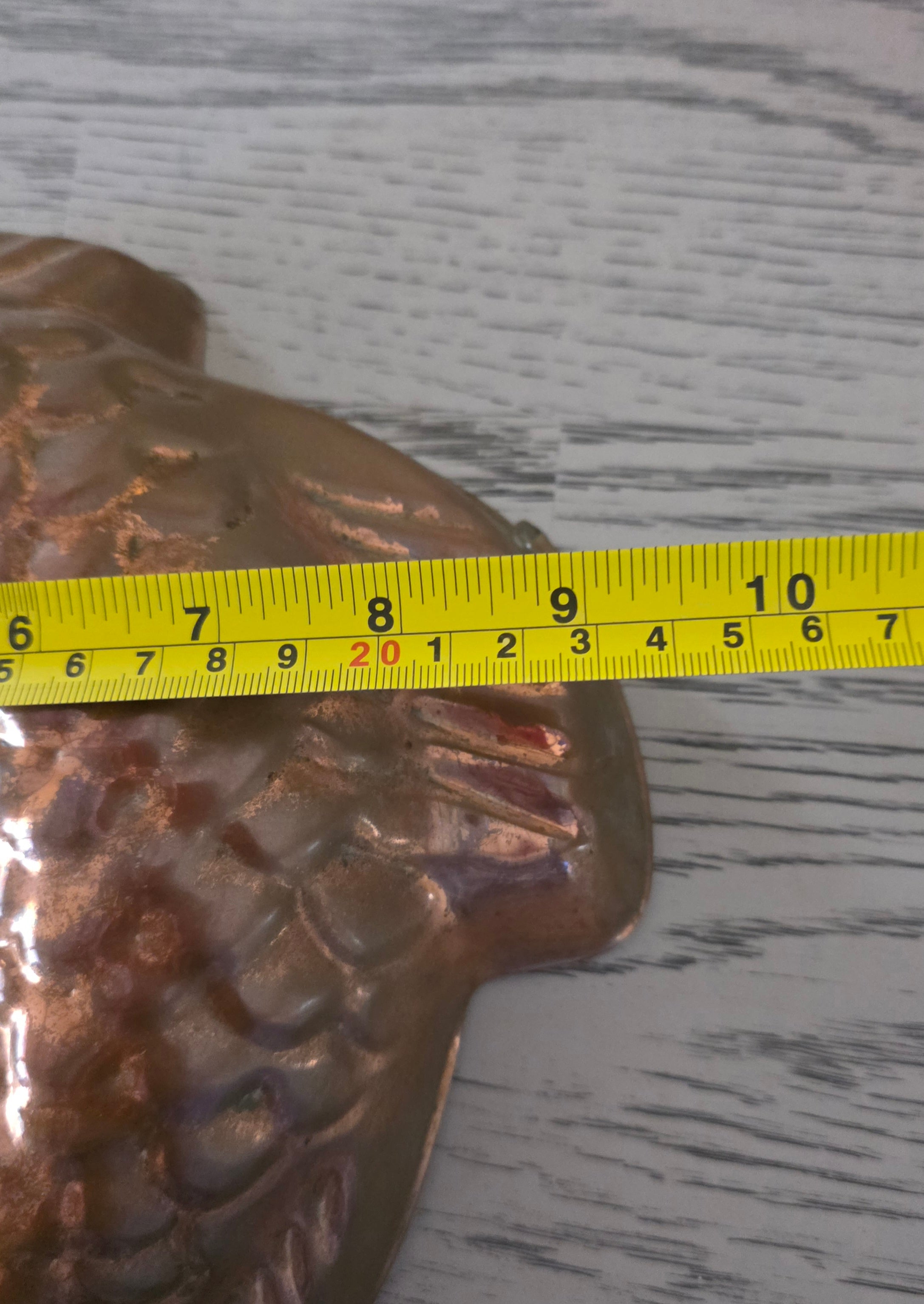 Vintage c1960’s Tagus Portugal Copper Rooster And Fish Jelly Molds